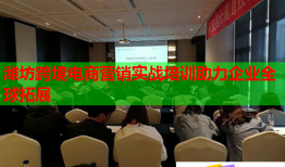 濰坊跨境電商營銷實戰(zhàn)培訓(xùn)助力企業(yè)全球拓展