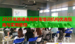 2025年跨境電商教育培訓(xùn)機(jī)構(gòu)優(yōu)選指南與實用推薦