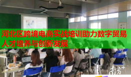 河北區(qū)跨境電商實(shí)戰(zhàn)培訓(xùn)助力數(shù)字貿(mào)易人才培養(yǎng)與創(chuàng)新發(fā)展