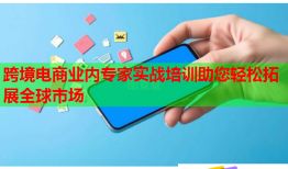 跨境電商業(yè)內(nèi)專家實(shí)戰(zhàn)培訓(xùn)助您輕松拓展全球市場(chǎng)