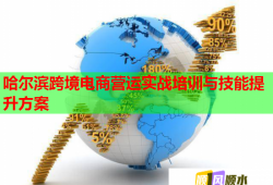 哈爾濱跨境電商營運(yùn)實(shí)戰(zhàn)培訓(xùn)與技能提升方案
