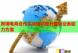 跨境電商合作實戰(zhàn)培訓提升國際業(yè)務能力方案