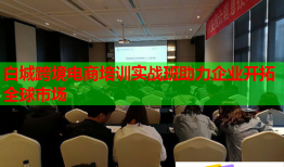 白城跨境電商培訓(xùn)實戰(zhàn)班助力企業(yè)開拓全球市場